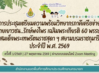 เข้าประชุมเตรียมความพร้อมวิทยากรภาคีเครือข่ายค่ายเยาวชน...รักษ์พงไพร เฉลิมพระเกียรติ 60 พรรษา ... พารามิเตอร์รูปภาพ 8